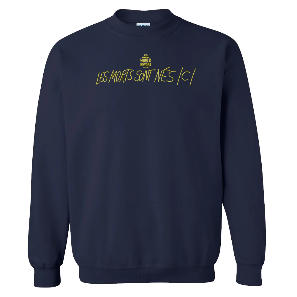 The Walking Dead: World Beyond Graffiti Fleece Crewneck Sweatshirt - Image 3