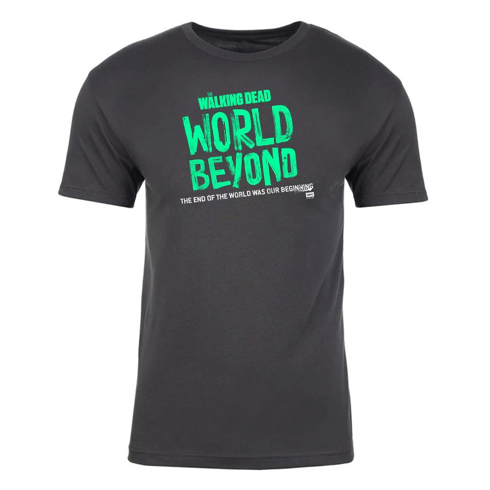 The Walking Dead: World Beyond Season 1 Logo Adult Short Sleeve T-Shirt - Image 3