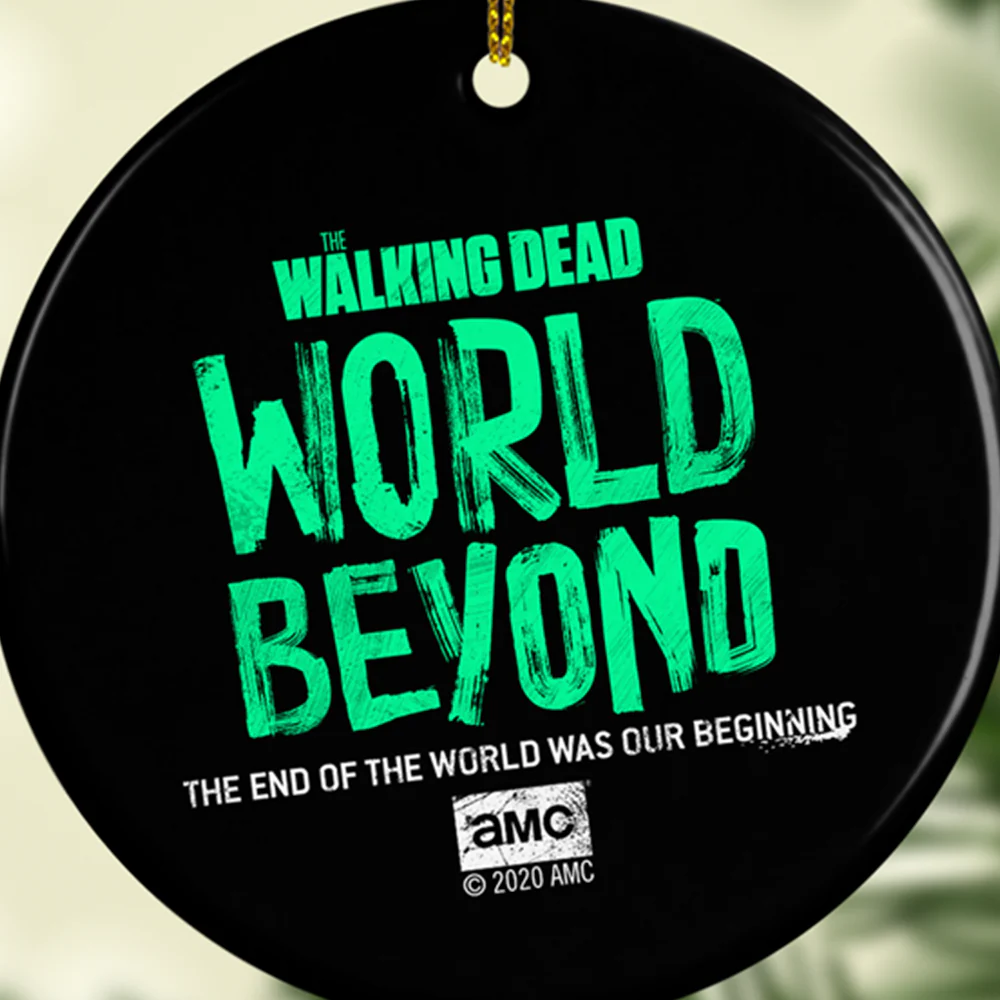 The Walking Dead: World Beyond Season 1 Logo Double-Sided Ornament - Image 3