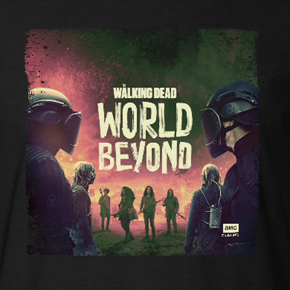 The Walking Dead: World Beyond Season 2 Key Art Adult Short Sleeve T-Shirt - Image 2