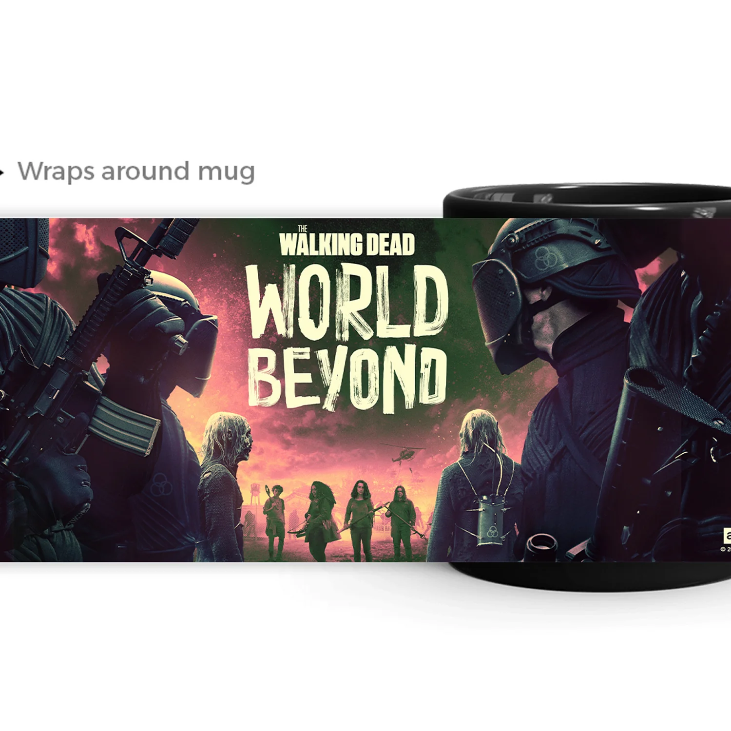 The Walking Dead: World Beyond Season 2 Key Art Black Mug - Image 2