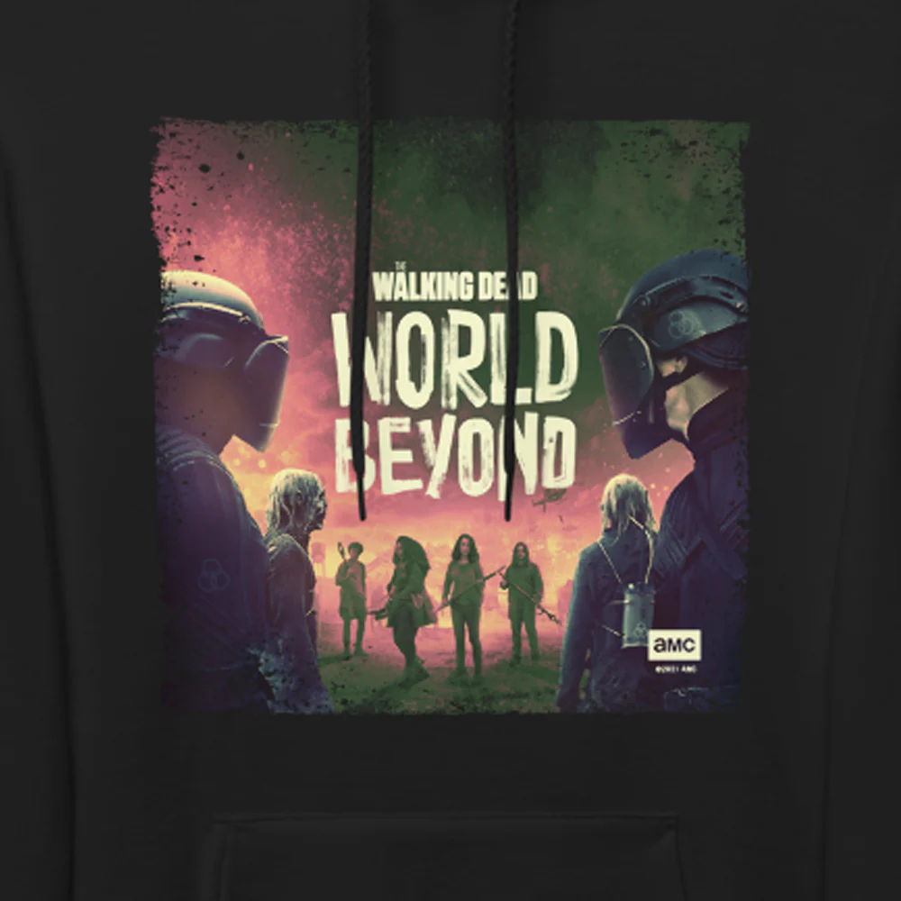 The Walking Dead: World Beyond Season 2 Key Art Fleece Hooded Sweatshirt - Image 2